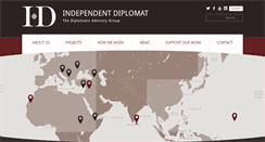 Desktop Screenshot of independentdiplomat.org